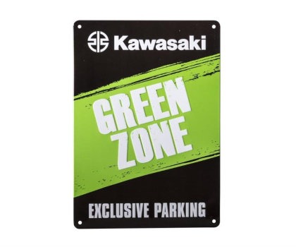 Anteprima CARTELLO KAWASAKI GREEN ZONE